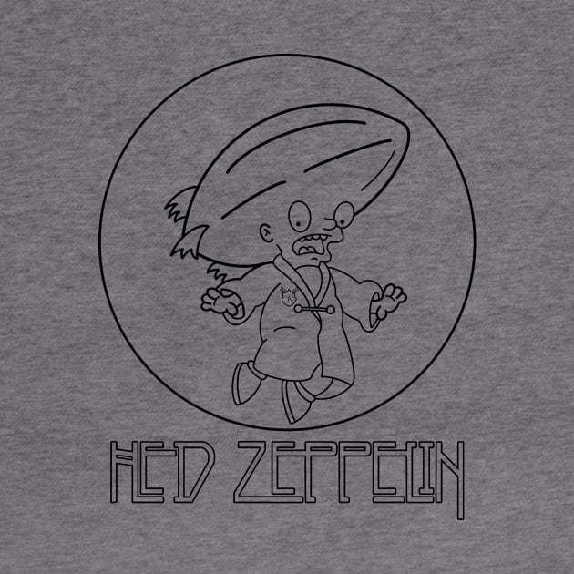 Hed Zeppelin - Black by DemBoysTees